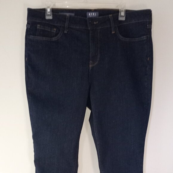 'NYDJ' Skinny Dark wash Jeans Size 14 EUC - Picture 2 of 10